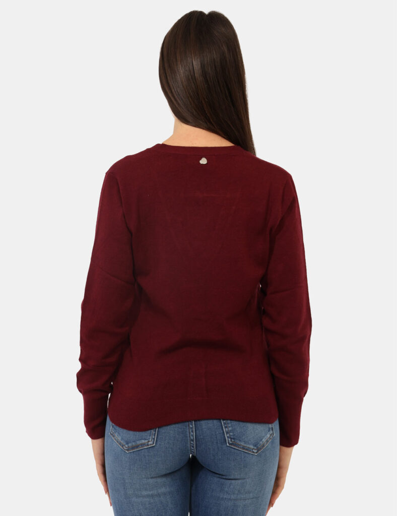 Abbigliamento donna scontato - Maglione Rue De Clerie Bordeaux