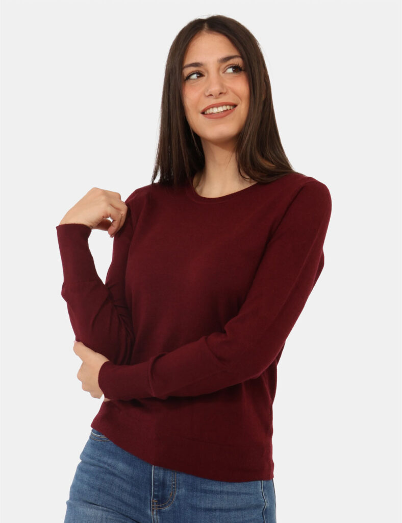 Abbigliamento donna scontato - Maglione Rue De Clerie Bordeaux