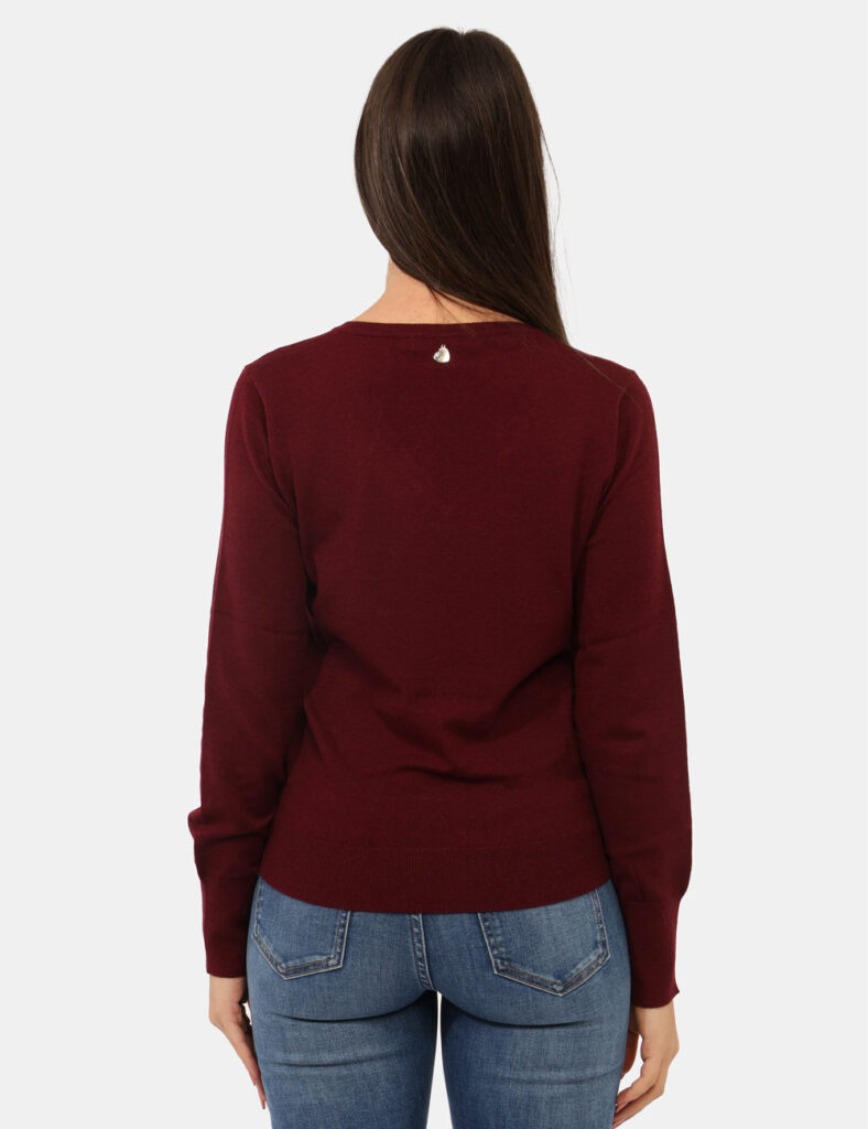 Abbigliamento donna scontato - Maglione Rue De Clerie Bordeaux