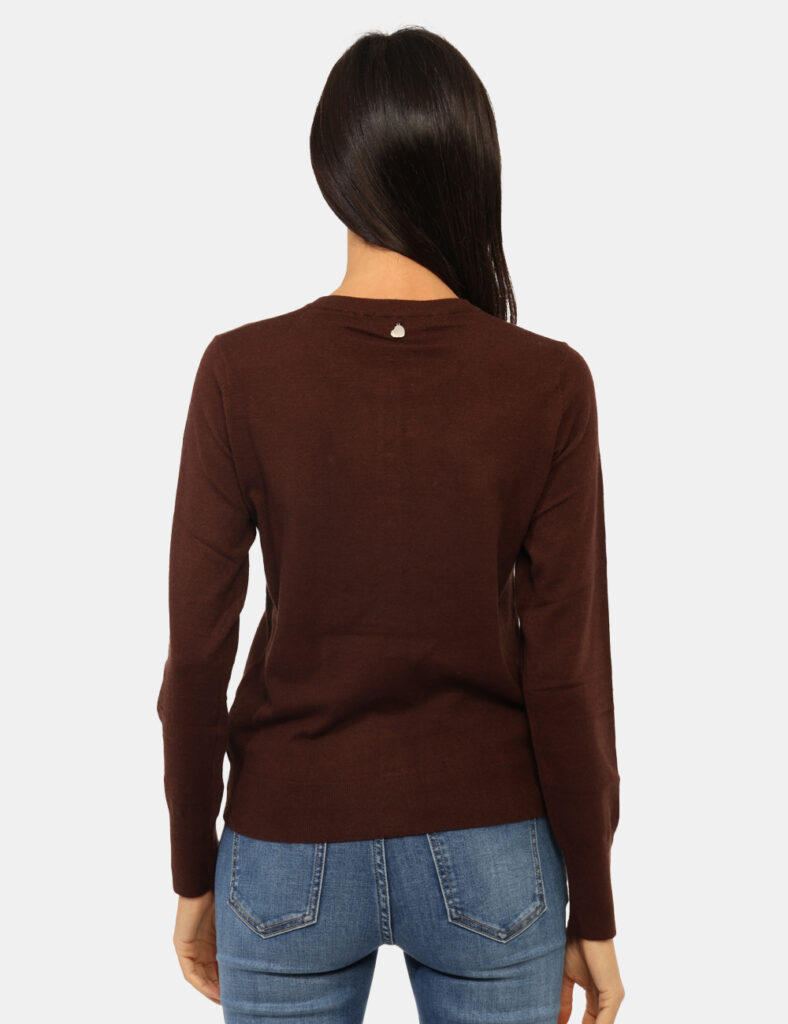 Maglia scontata - Maglione Rue De Clerie Marrone