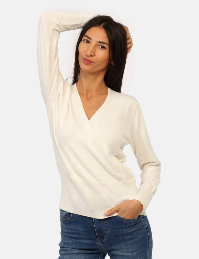 Abbigliamento donna scontato - Maglione Rue De Clerie Bianco