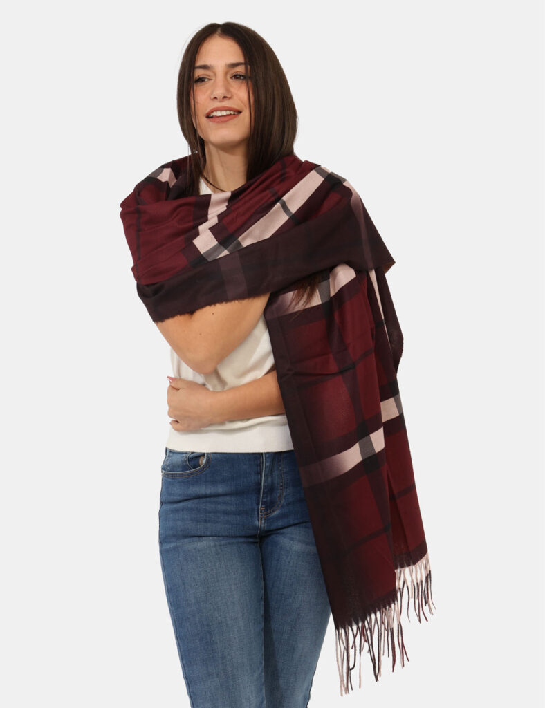 Accessori da donna - Sciarpa Concept83 Bordeaux