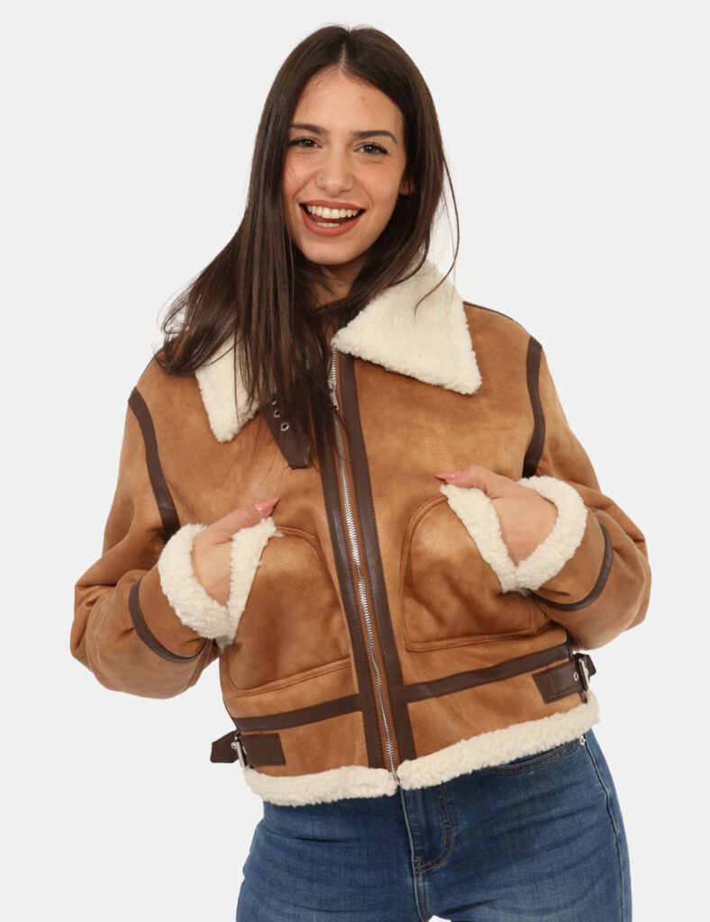 Abbigliamento donna scontato - Giacca Rue De Clerie Marrone