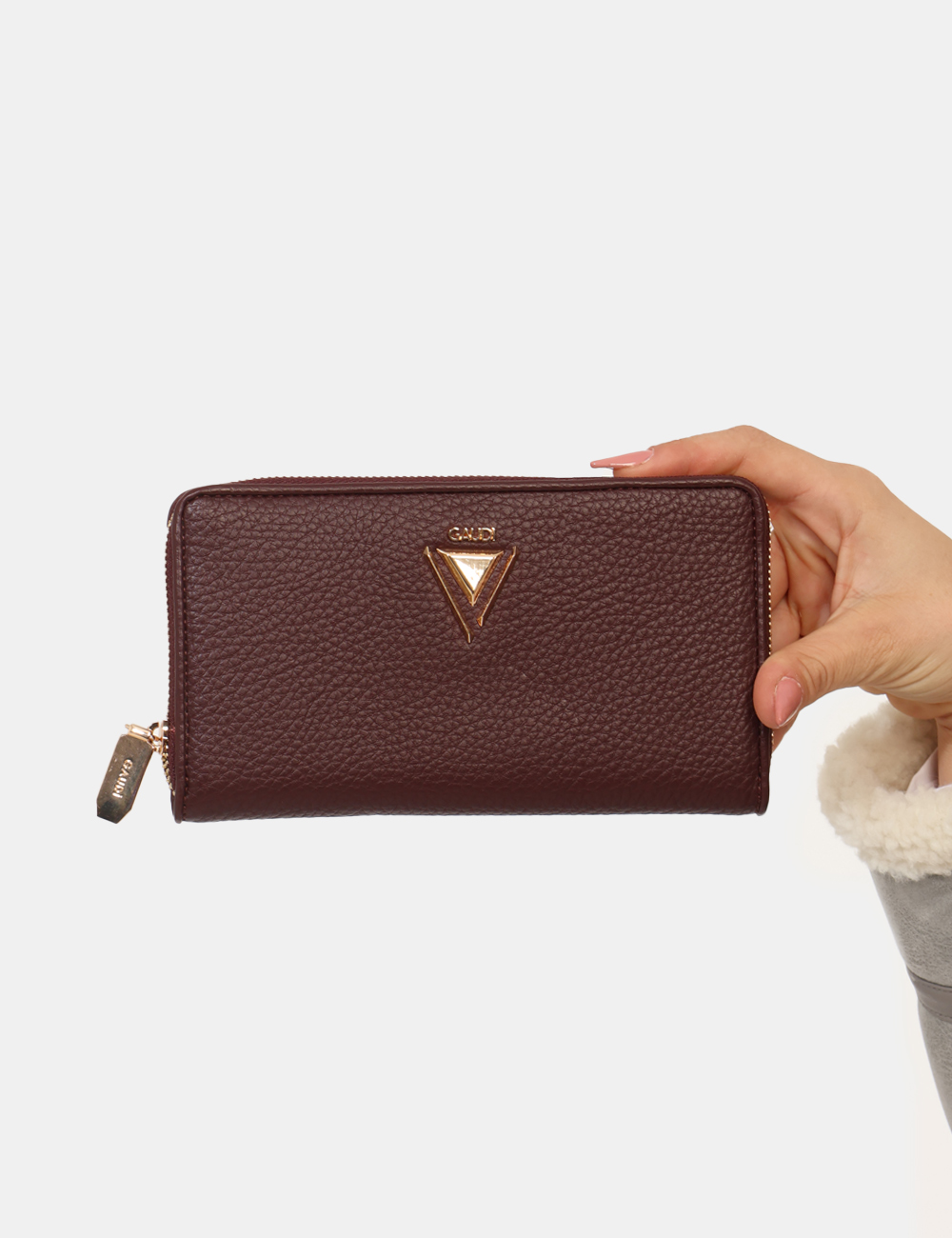 V5AI-12312-ME-CA_BORDEAUX_AI25_5 Portafoglio Gaudi Bordeaux - L’articolo appartiene al campionario esclusivo di stagione: pezzo unico.Cod. art. V5AI 12312 ME