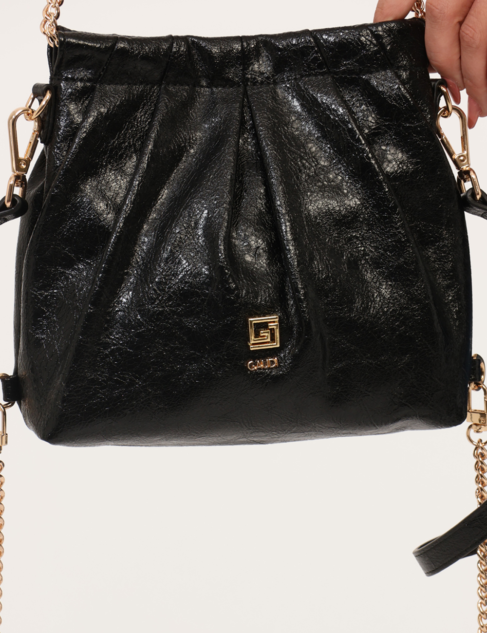 V5AI-12491-ME-CA_NERO_AI25_5 Borsa Gaudi Nero - L’articolo appartiene al campionario esclusivo di stagione: pezzo unico.Cod. art. V5AI 12491 ME CAVi rico