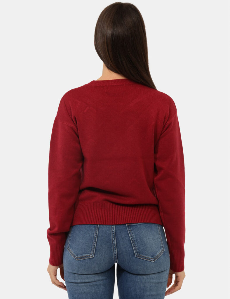 Maglia scontata - Maglione Fracomina Bordeaux