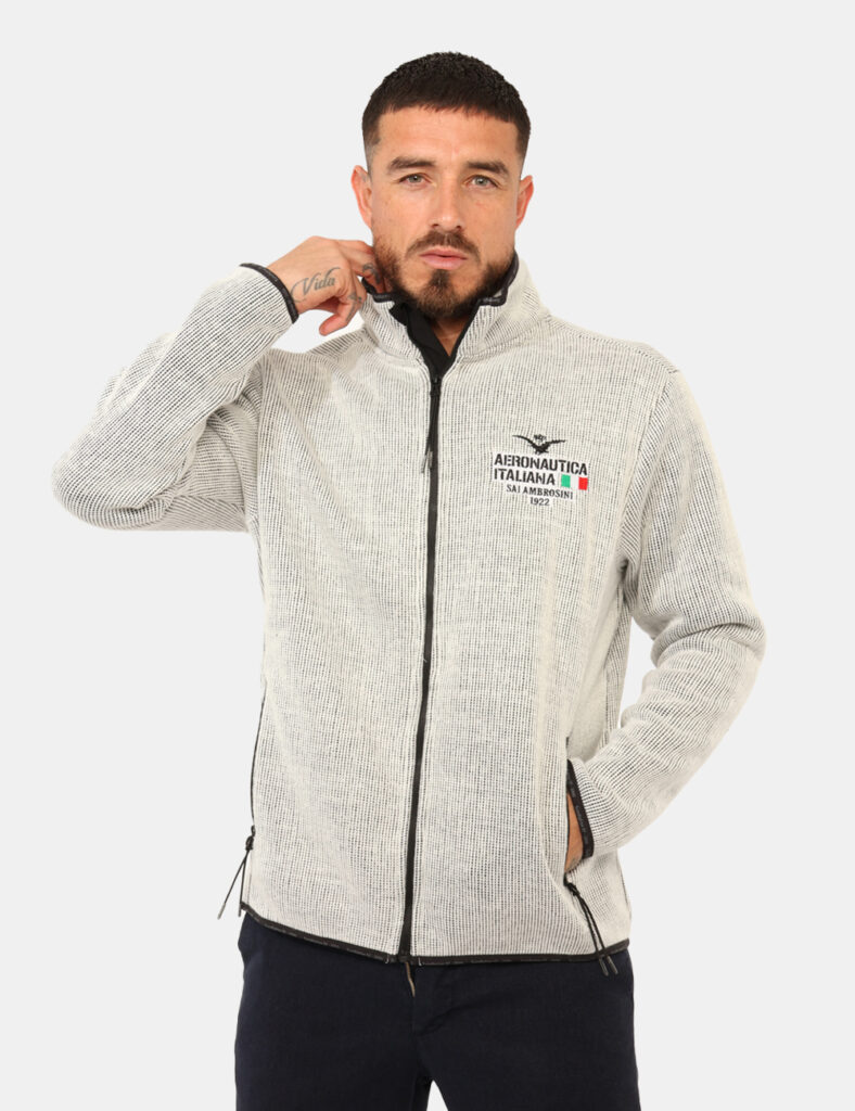 Felpa Aeronautica Italiana Bianco