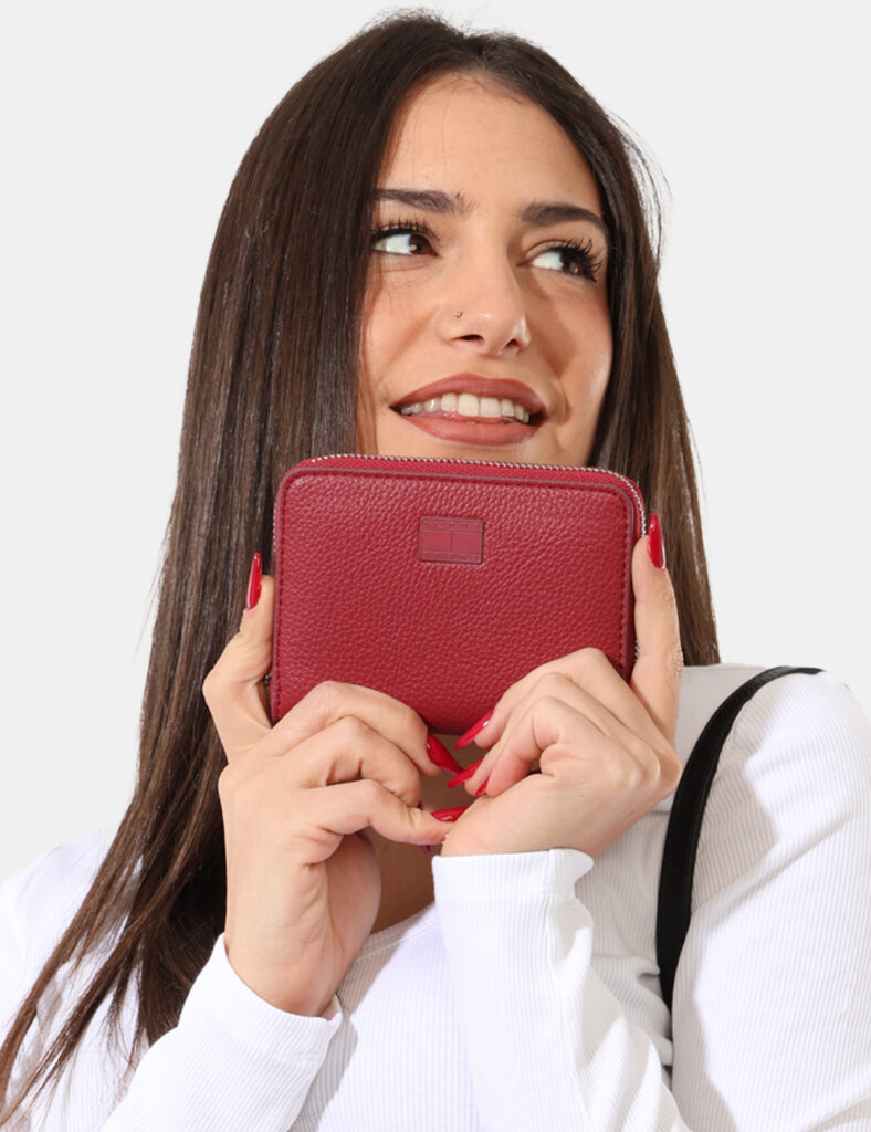Accessori da donna - Portafogli Tommy Hilfiger Rosso