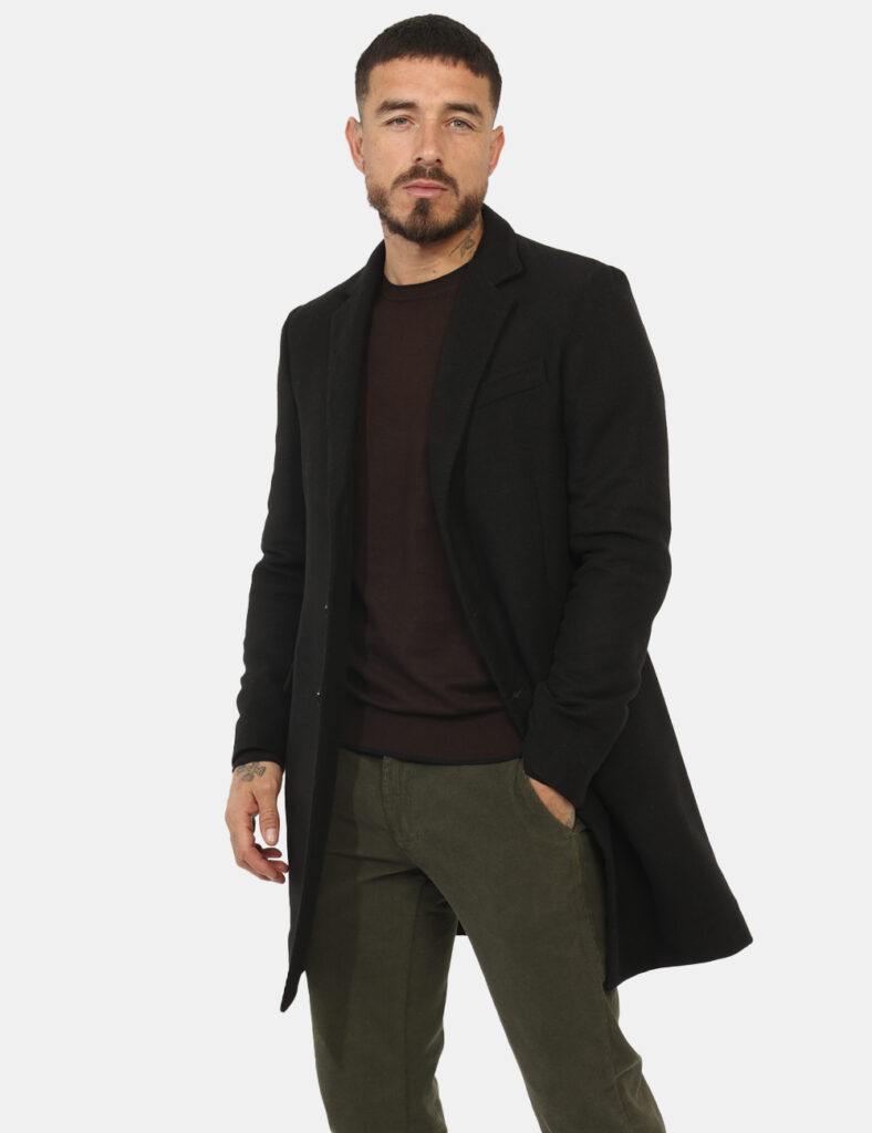 Cappotto Prj22. Nero
