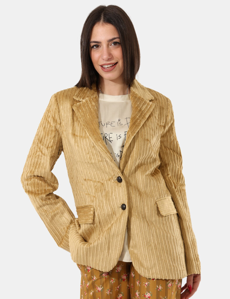 Abbigliamento donna scontato - Blazer Ottod'Ame Giallo
