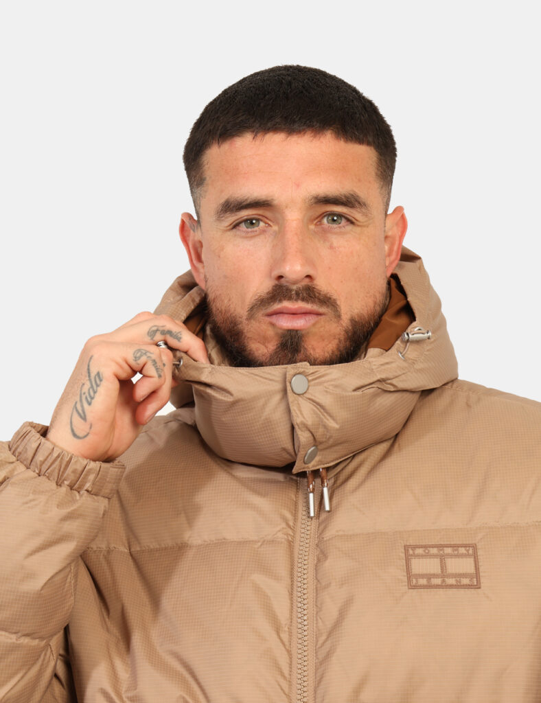 Piumino Tommy Hilfiger Marrone