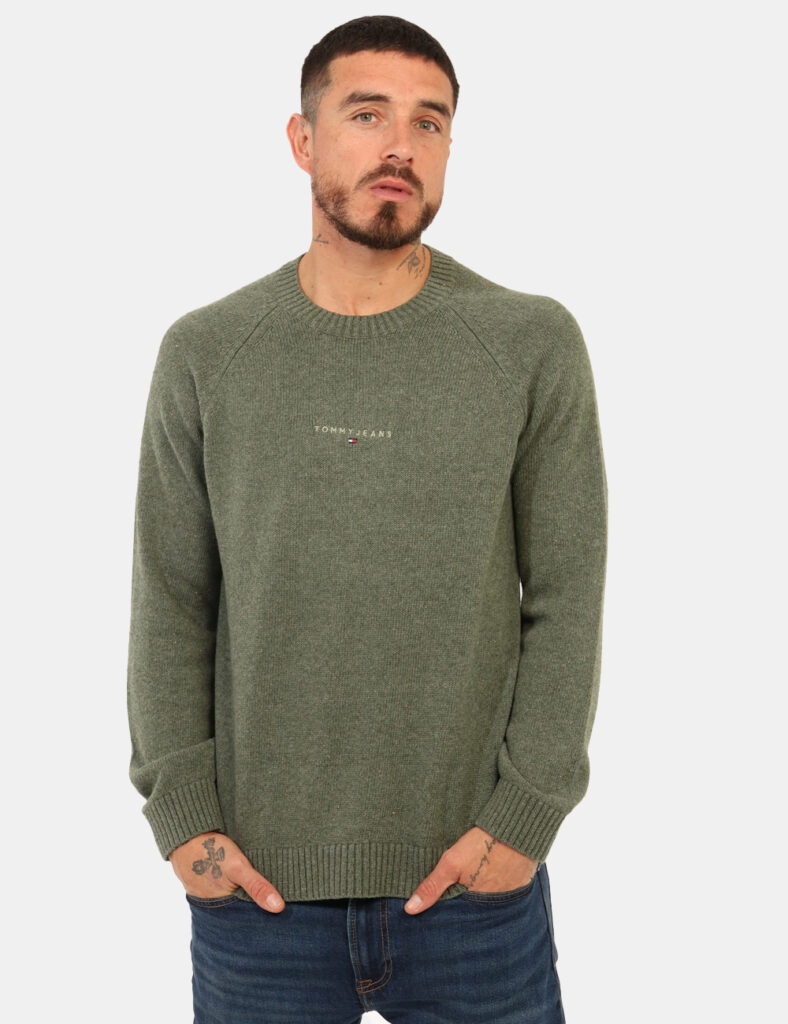 Maglioni Tommy Hilfiger da uomo scontati - Maglione Tommy Hilfiger Verde