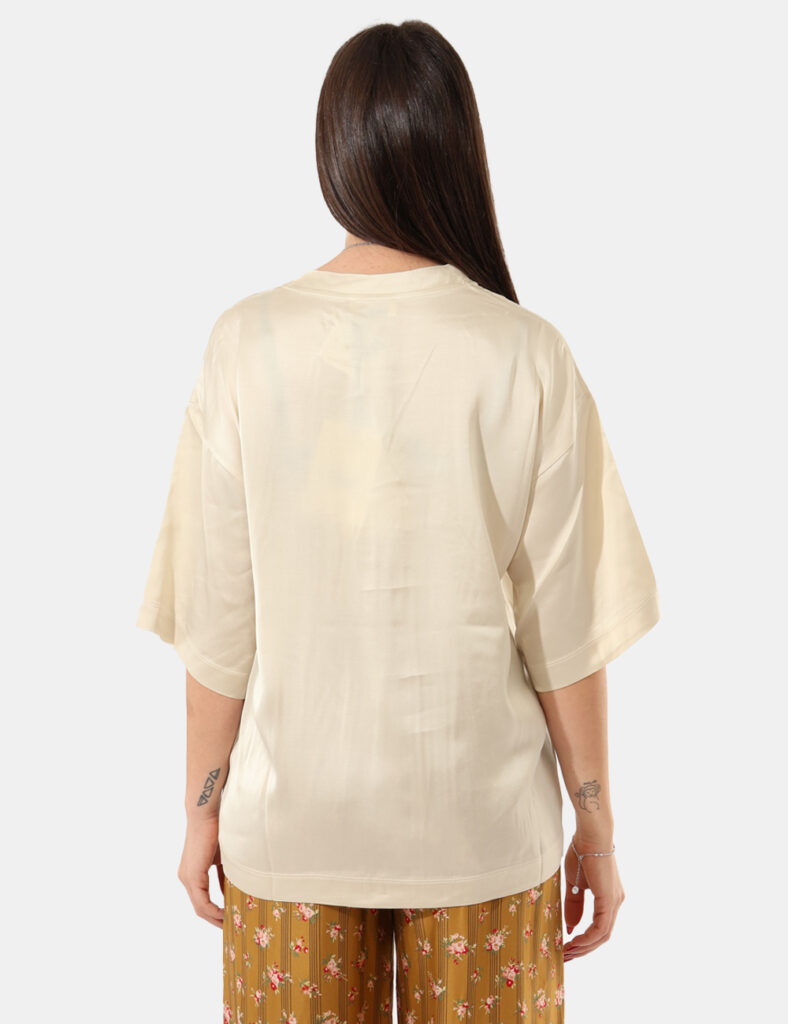 Abbigliamento donna scontato - T-shirt Ottod'Ame Beige