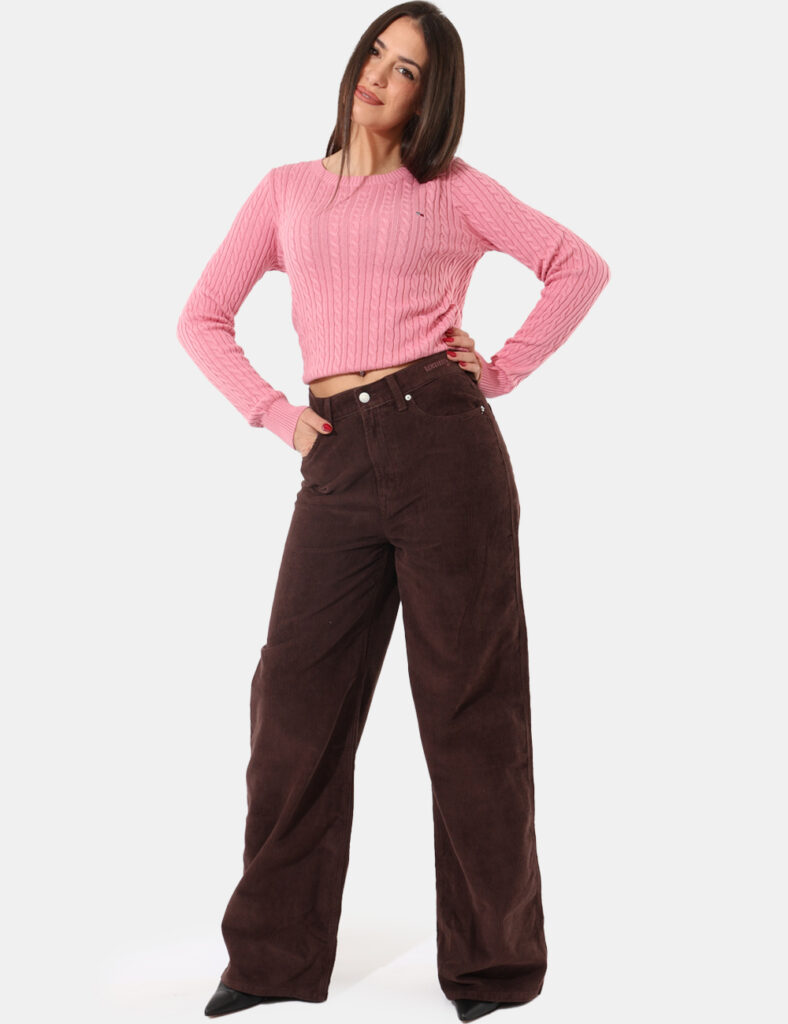 Pantaloni Tommy Hilfiger Marrone