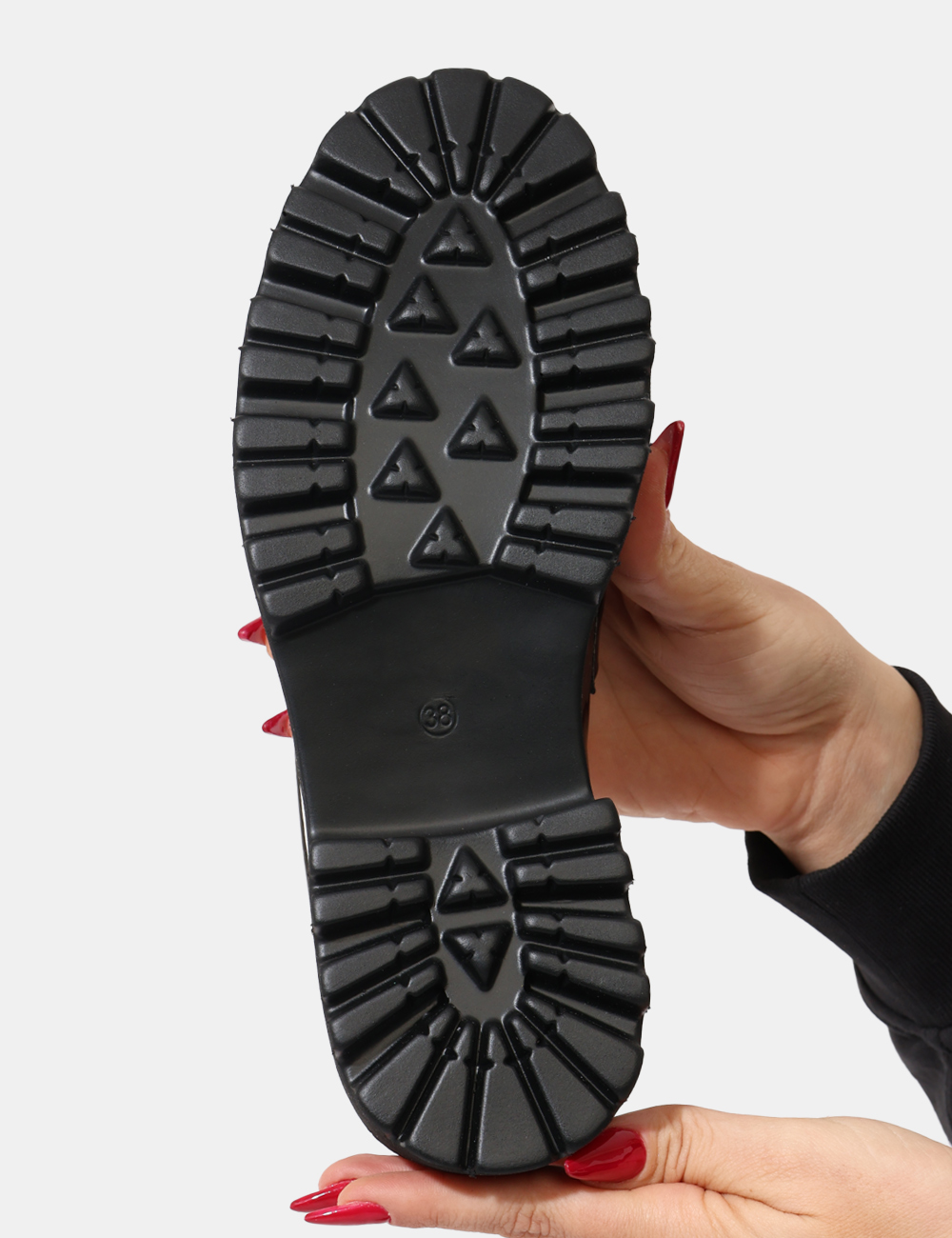 K-10037-OA_BLACK_AI25_2 Mocassini Keys Nero - Mocassino total nero in double vernice e tessuto con fibia coordinata. La calzata è morbida e avvolgen