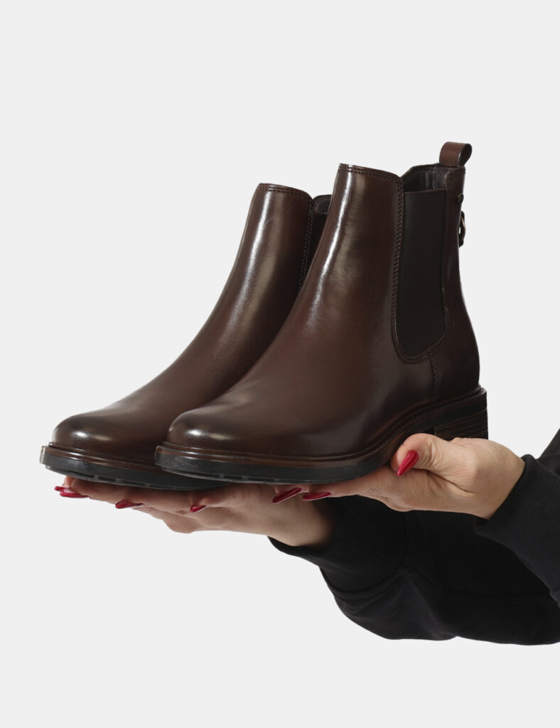 idea regalo scontata per donna - regali per lei - Stivaletti Keys Marrone