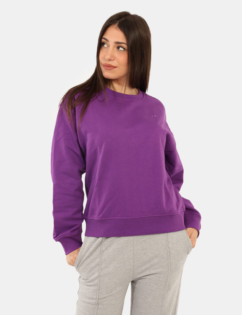 Outlet donna CALVIN KLEIN - Felpa Calvin Klein Viola