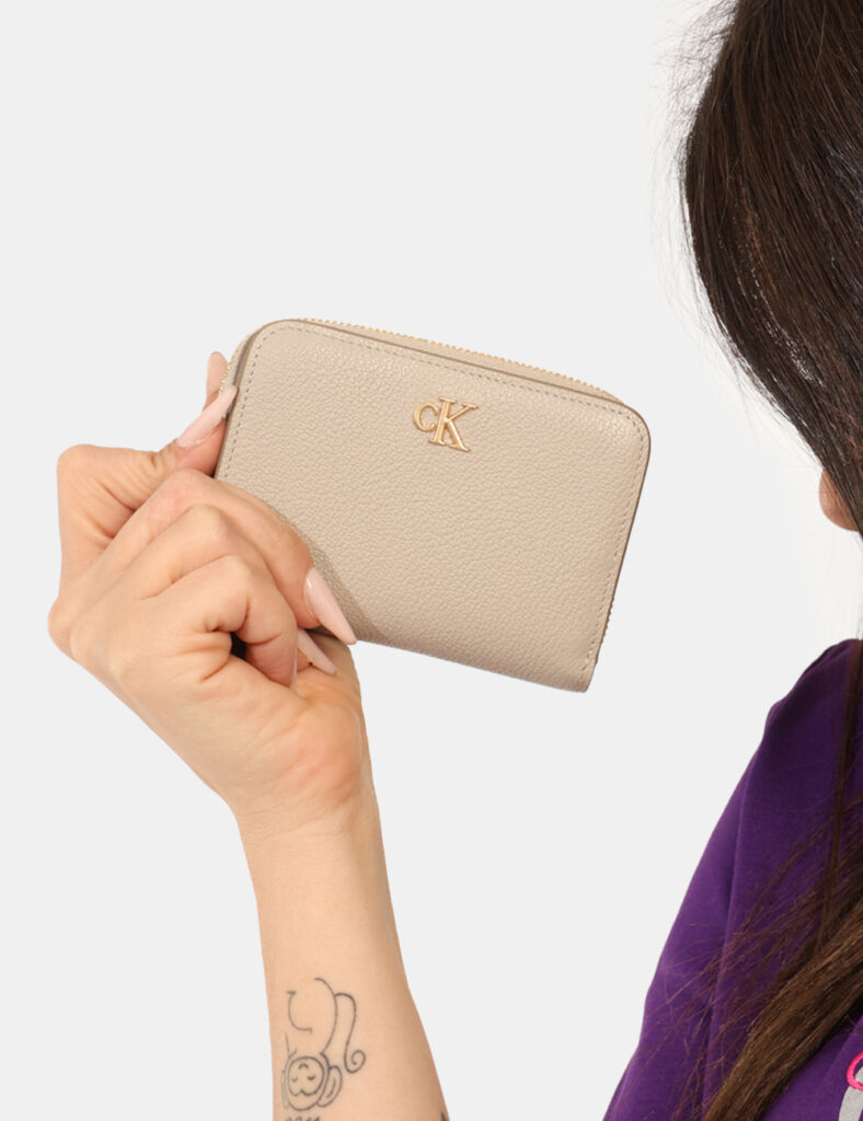Outlet donna CALVIN KLEIN - Portafogli Calvin Klein Beige