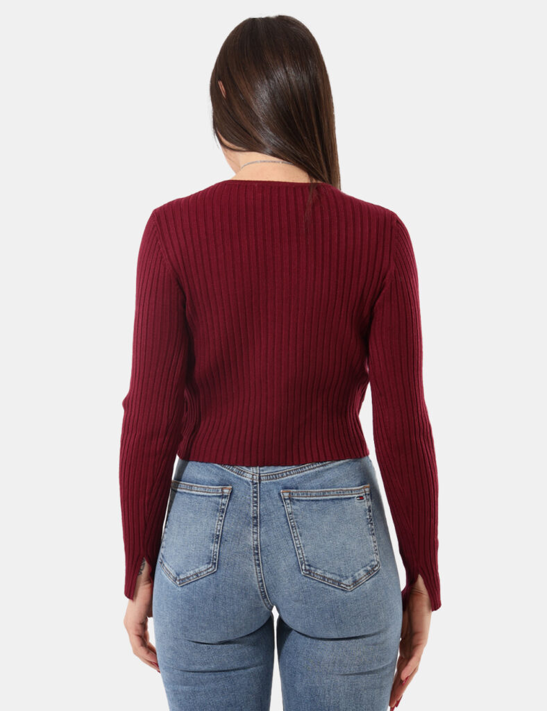 Maglia scontata - Cardigan Sandro Ferrone Bordeaux