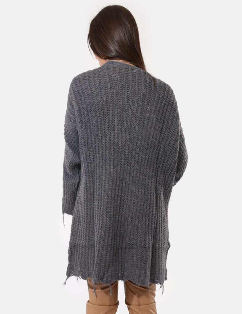 Abbigliamento donna scontato - Cardigan Sandro Ferrone Grigio