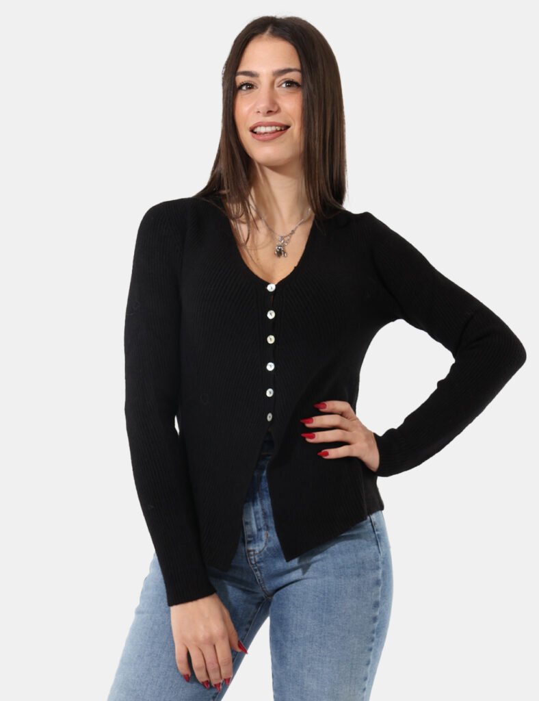 Abbigliamento donna scontato - Maglione Sandro Ferrone Nero