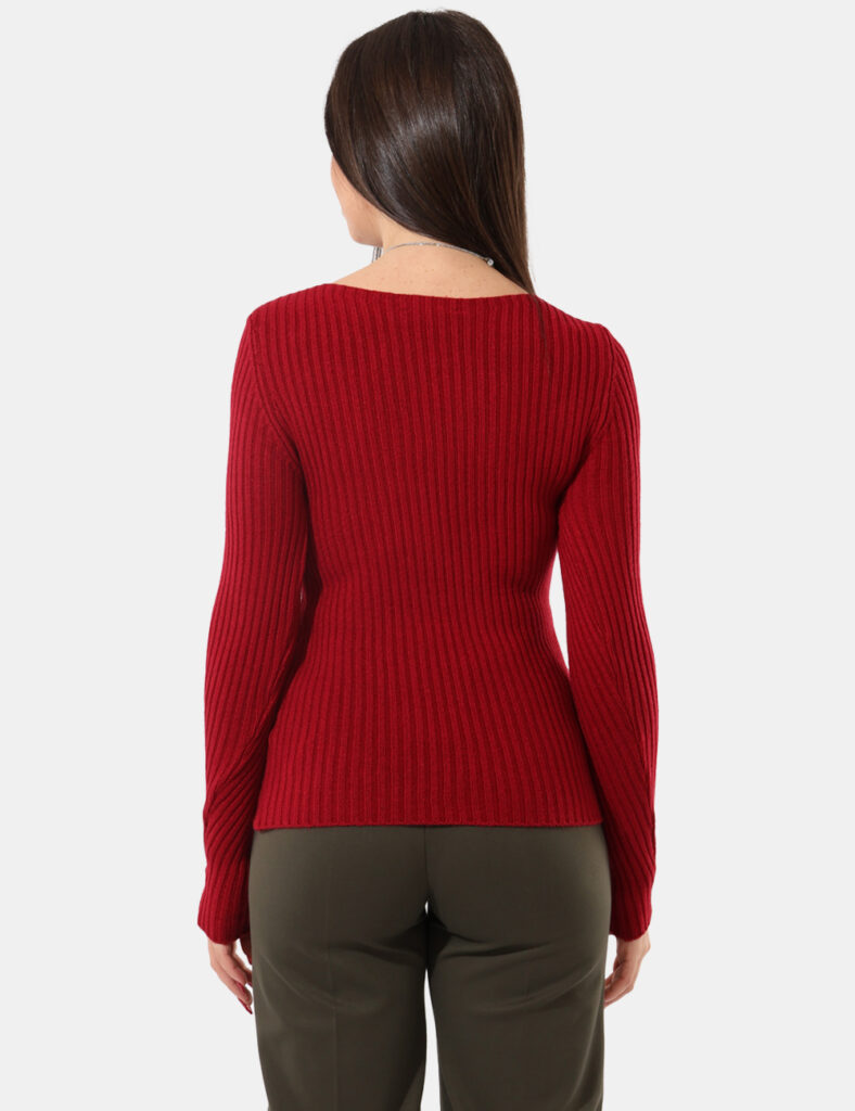 Abbigliamento donna scontato - Maglione Sandro Ferrone Rosso