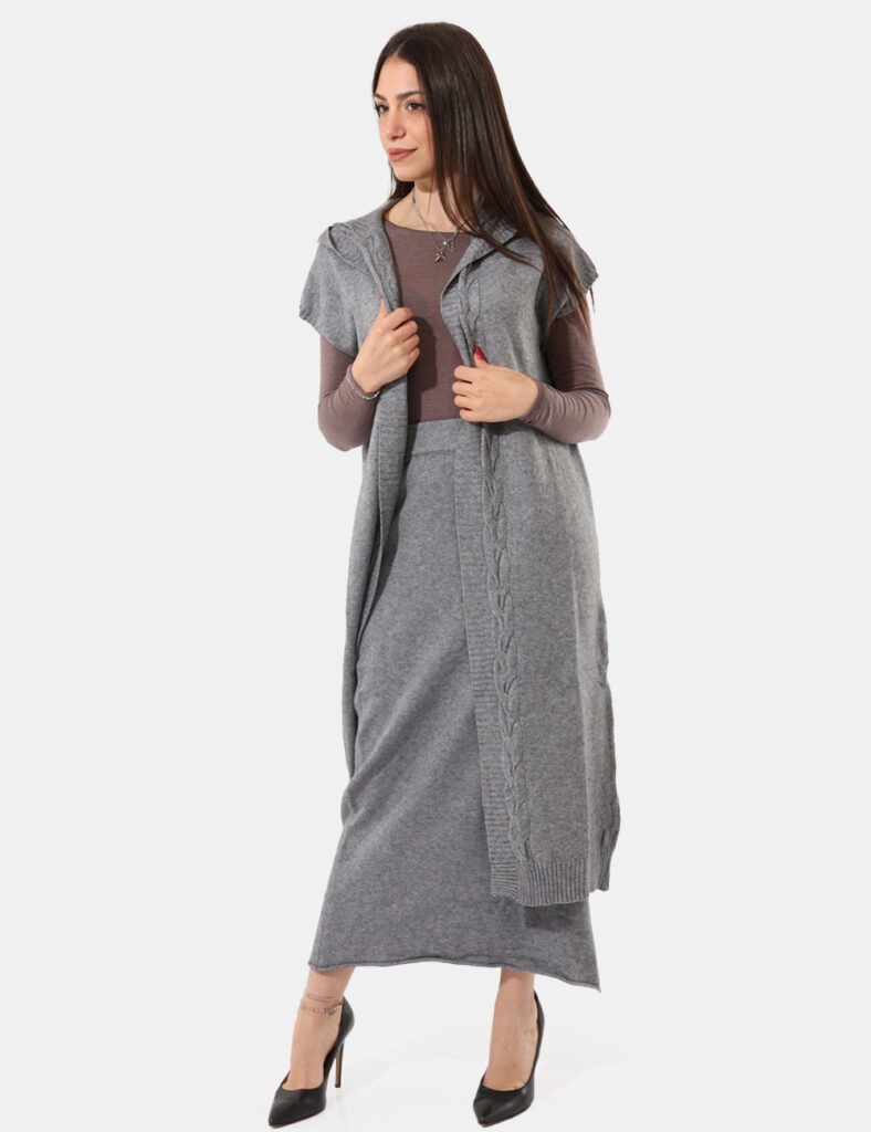 Cardigan Sandro Ferrone Grigio