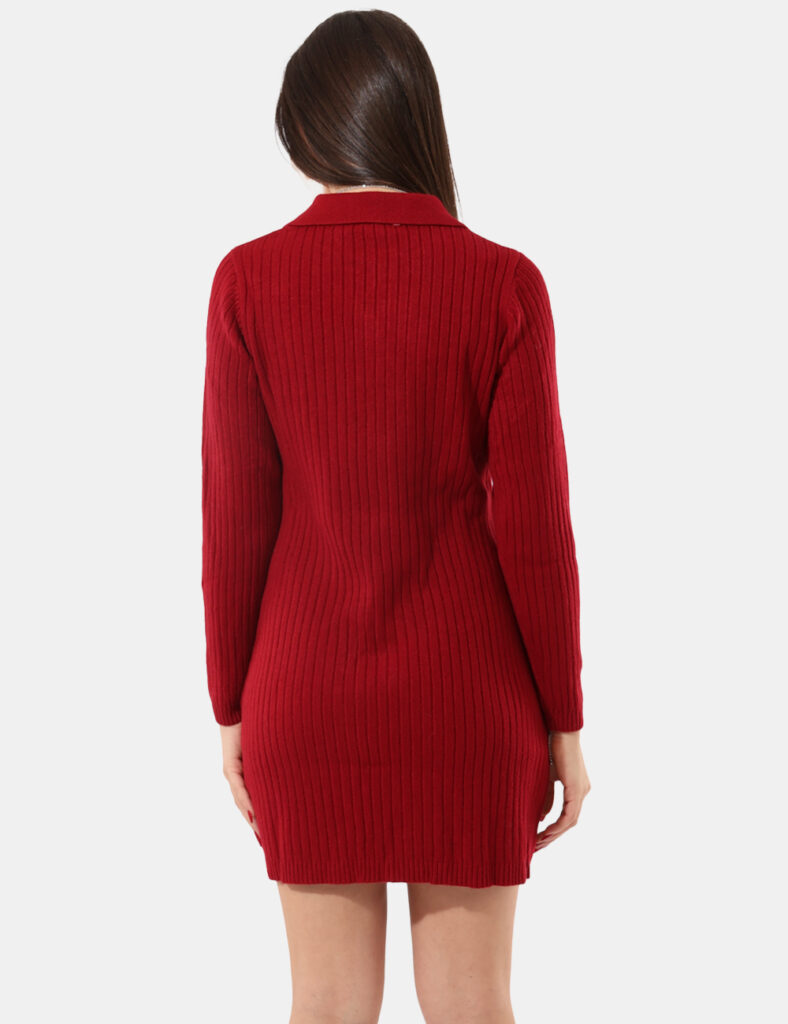 Abito in maglia Sandro Ferrone Bordeaux