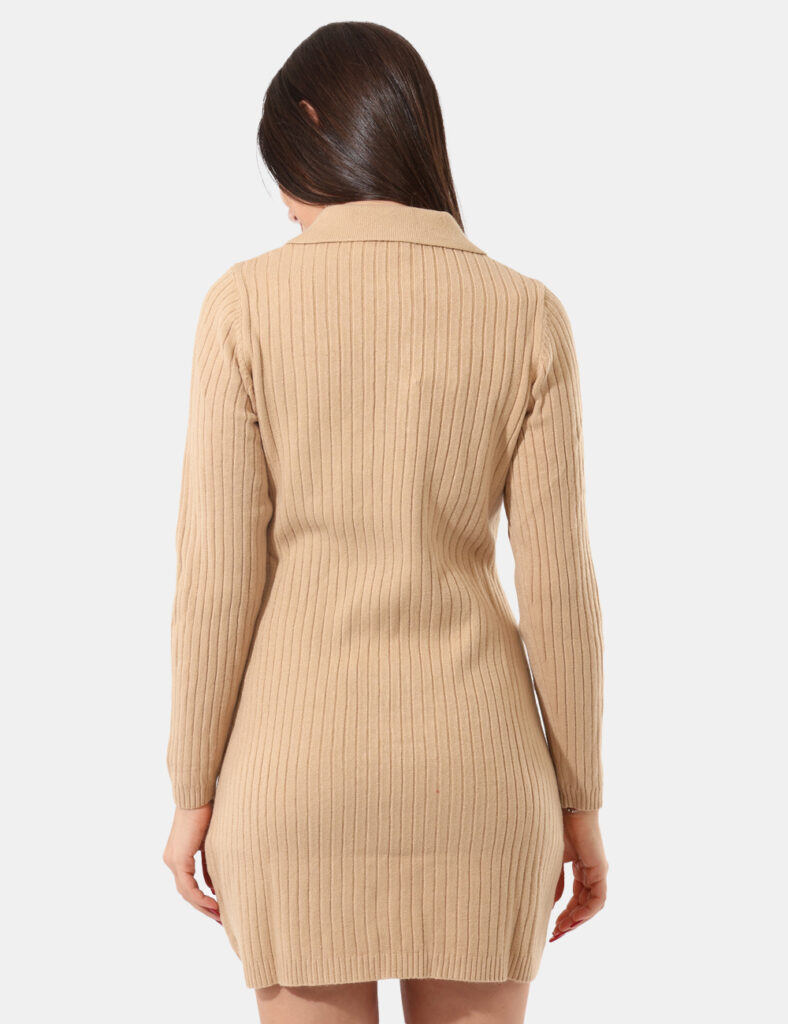 Abito in maglia Sandro Ferrone Beige