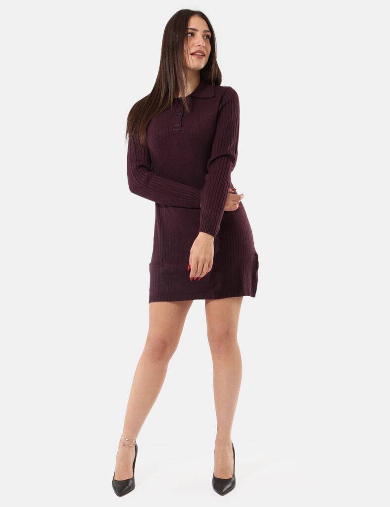 Abito in maglia Sandro Ferrone Viola