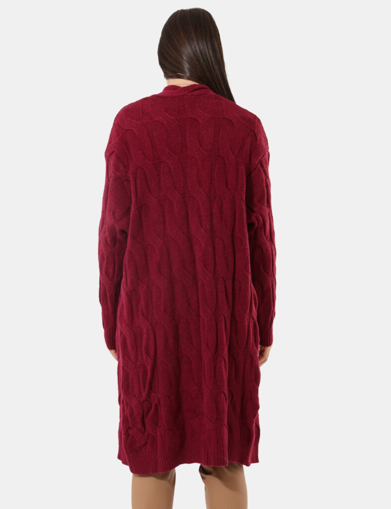 Cardigan Sandro Ferrone Bordeaux