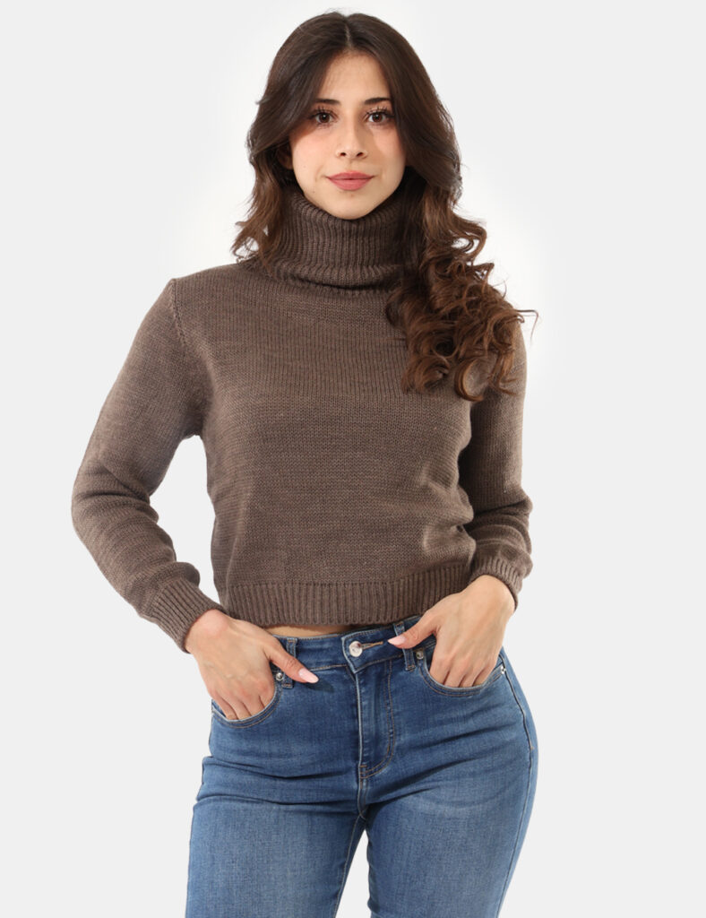 Abbigliamento donna scontato - Maglione Ake Marrone