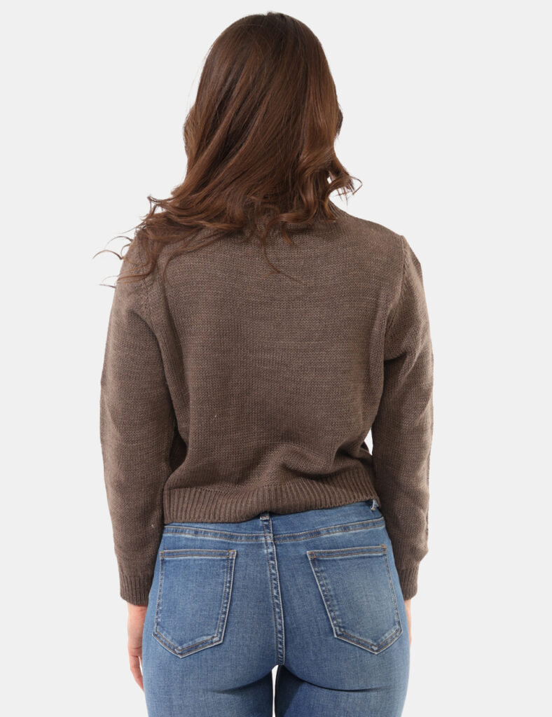 Abbigliamento donna scontato - Maglione Ake Marrone