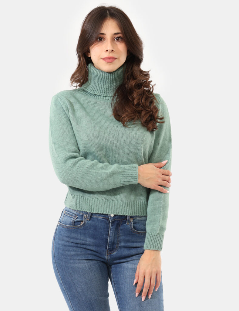 Abbigliamento donna scontato - Maglione Ake Azzurro