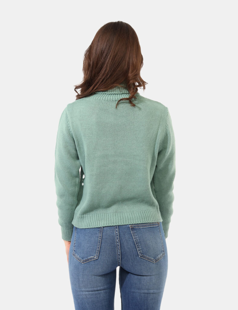 Abbigliamento donna scontato - Maglione Ake Azzurro