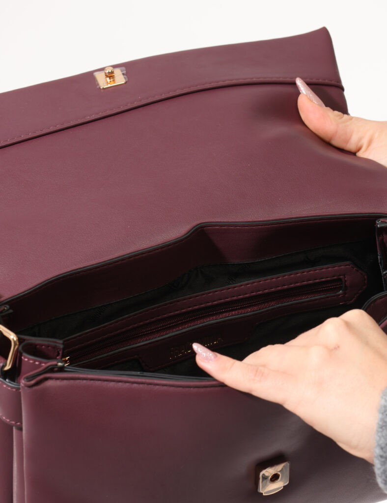 Borse tracolla da donna scontate outlet - Borsa Fracomina Bordeaux