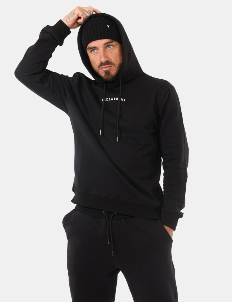 Outlet felpa uomo scontata - Felpa Gazzarrini Nero