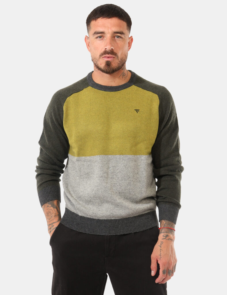 Outlet maglione uomo scontato - Maglione Fred Mello Verde
