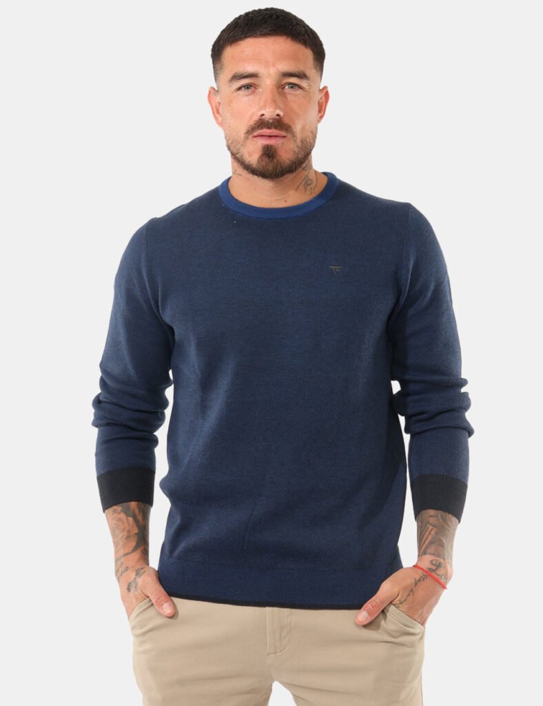 Maglione Fred Mello Blu - Cod. art. FM25W36MG OAVi ricordiamo che tutti i nostri articoli sono originali.