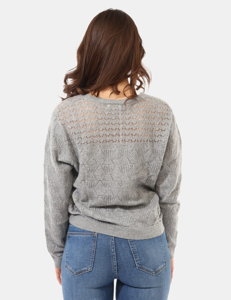 Abbigliamento donna scontato - Maglione Yes Zee Grigio