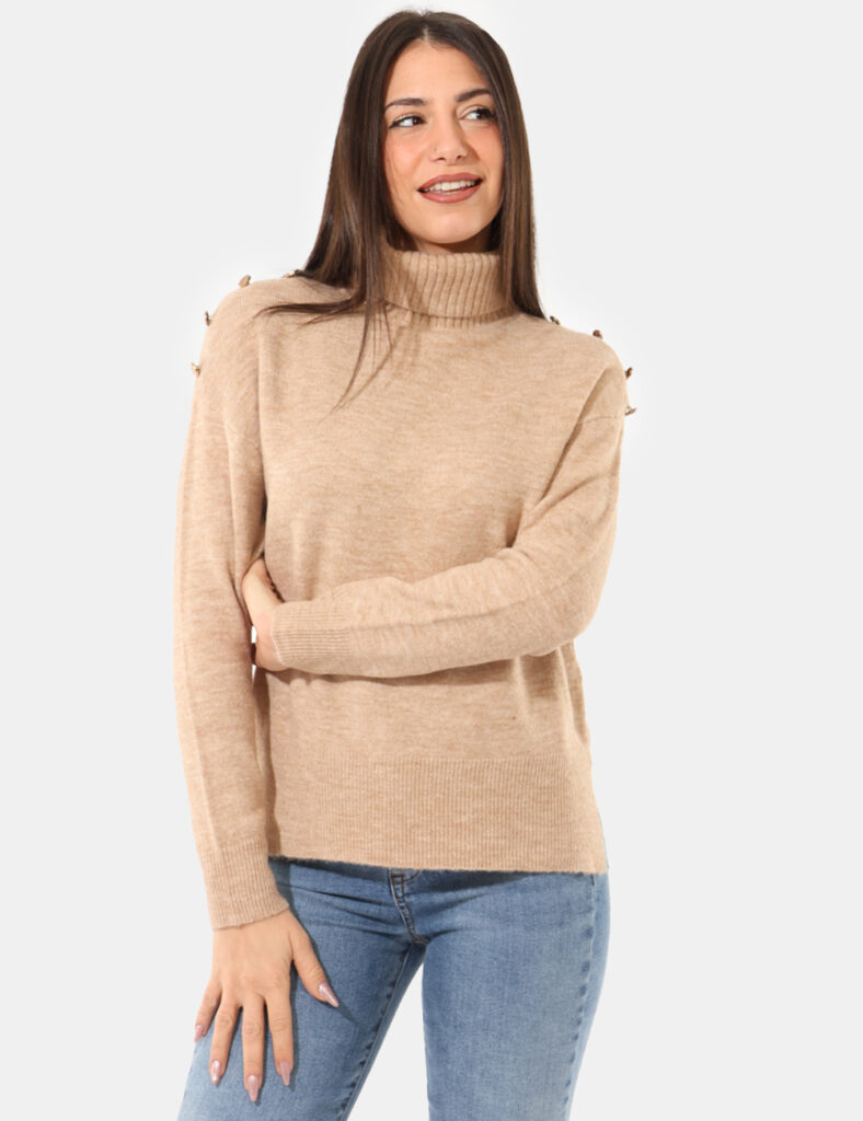 Abbigliamento donna scontato - Maglione Rue De Clerie Beige