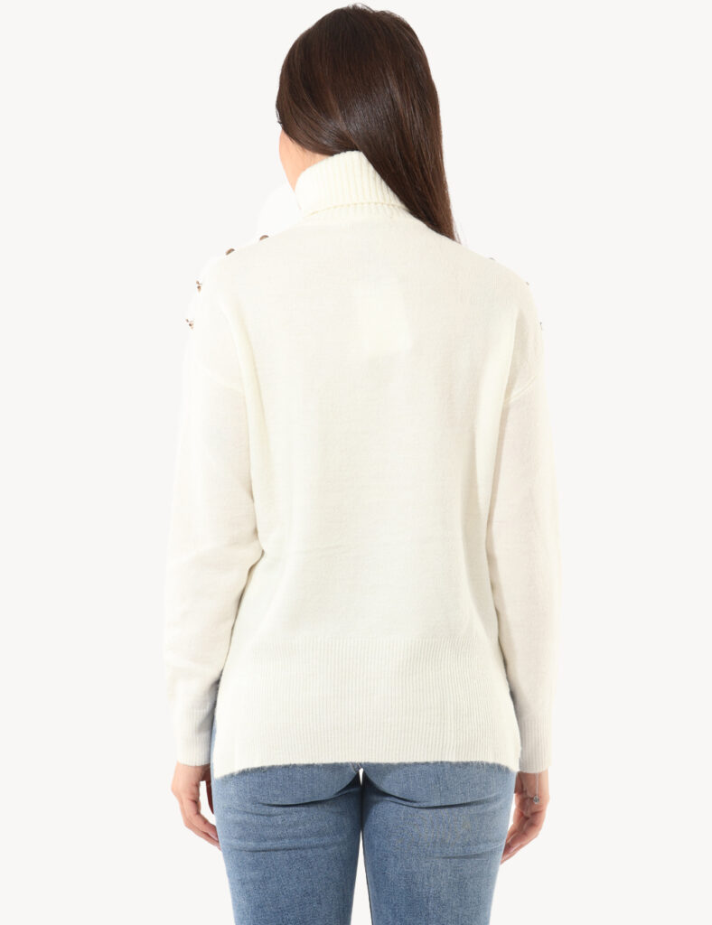 Abbigliamento donna scontato - Maglione Rue De Clerie Panna