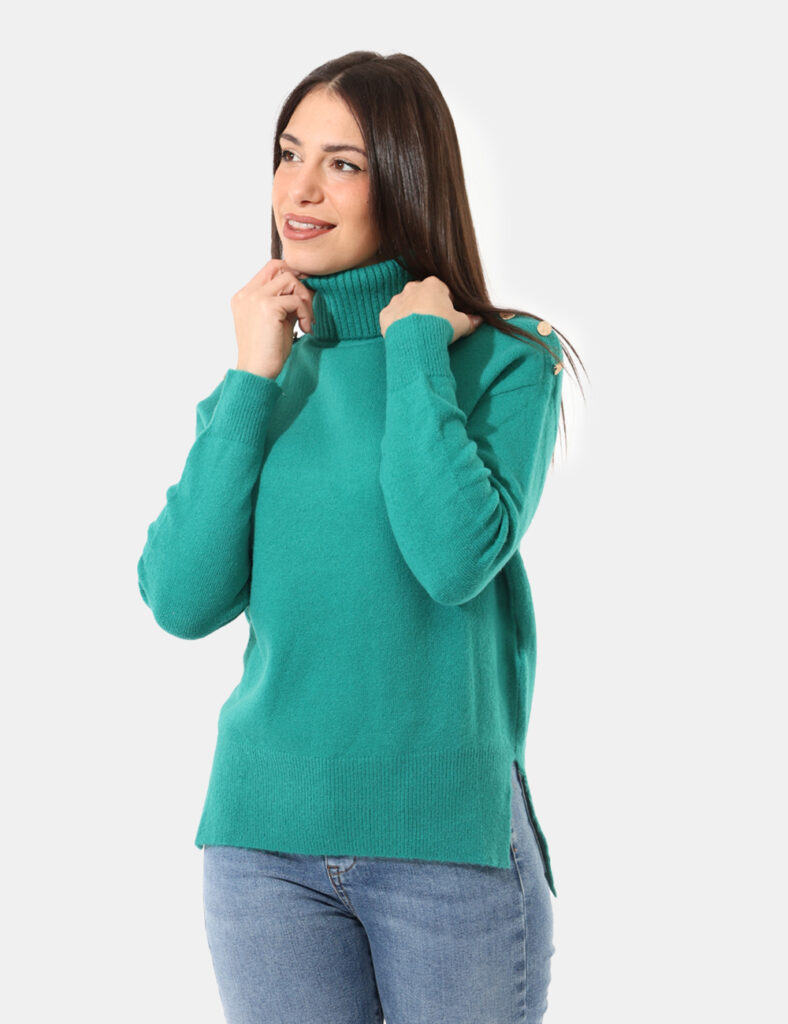 Abbigliamento donna scontato - Maglione Rue De Clerie Verde