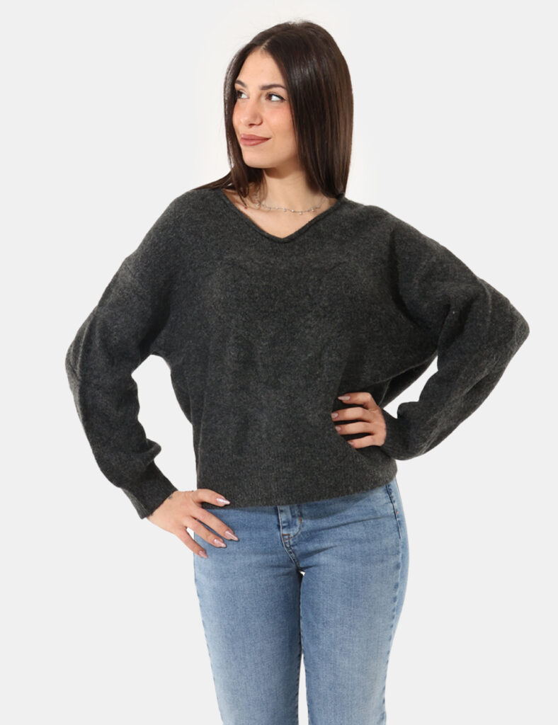 Abbigliamento donna scontato - Maglione Rue De Clerie Grigio