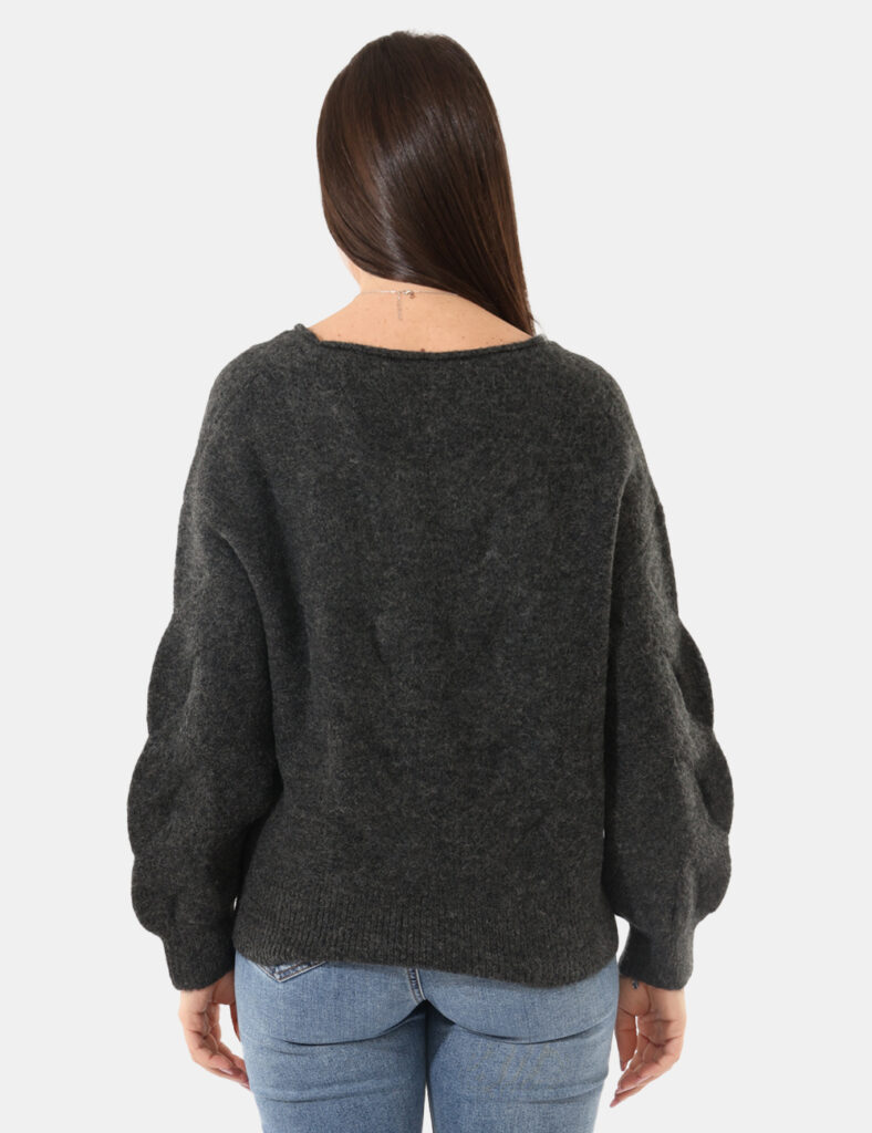 Abbigliamento donna scontato - Maglione Rue De Clerie Grigio