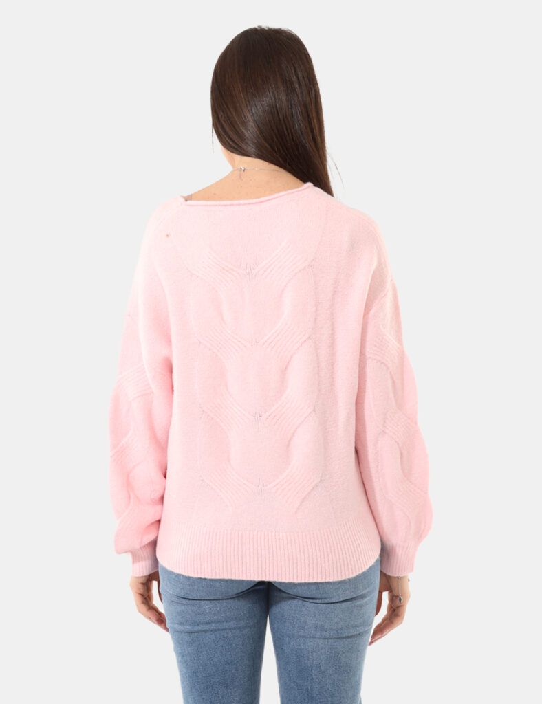 Abbigliamento donna scontato - Maglione Rue De Clerie Rosa