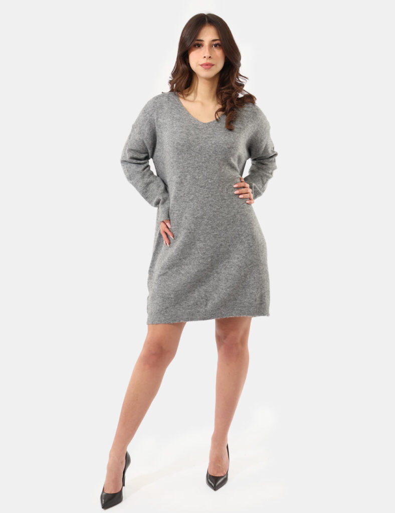 Abito manica lunga - Vestito Rue De Clerie Grigio