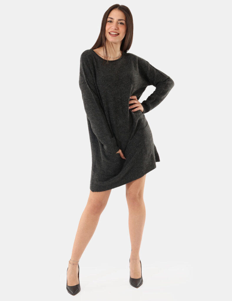 Abbigliamento donna scontato - Vestito Rue De Clerie Grigio