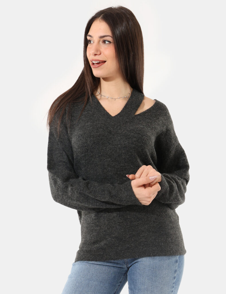 Abbigliamento donna scontato - Maglione Rue De Clerie Grigio