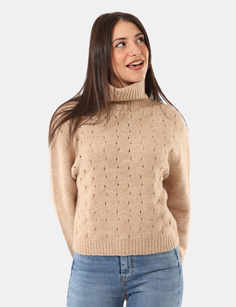 Abbigliamento donna scontato - Maglione Rue De Clerie Beige